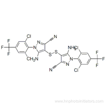 1H-Pyrazole-3-carbonitrile,4,4'-dithiobis[5-amino-1-[2,6-dichloro-4-(trifluoromethyl)phenyl]- CAS 130755-46-3